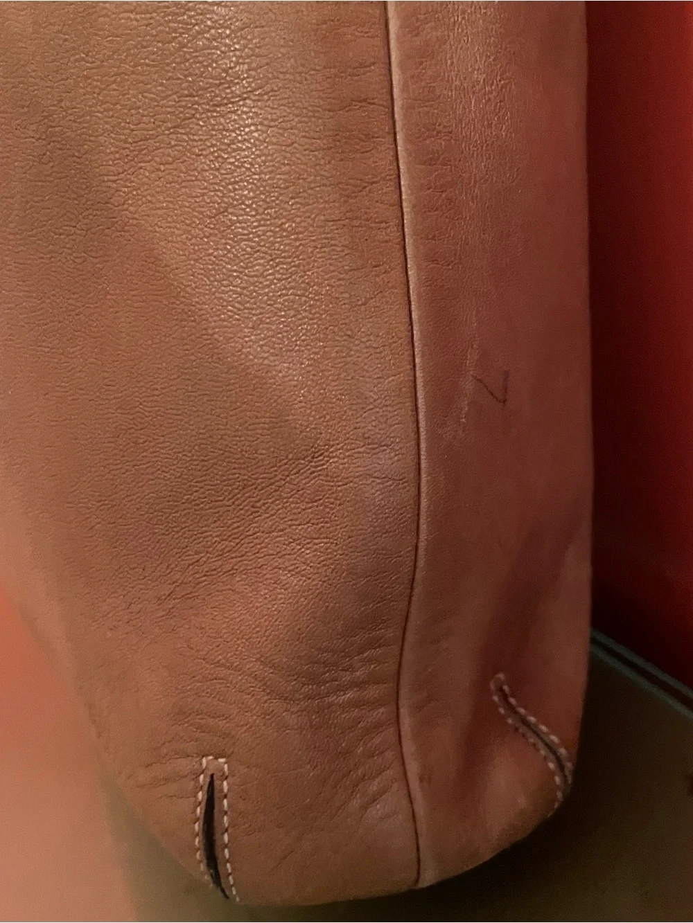 Coach Legacy Slim Duffle Brown Leather Bag